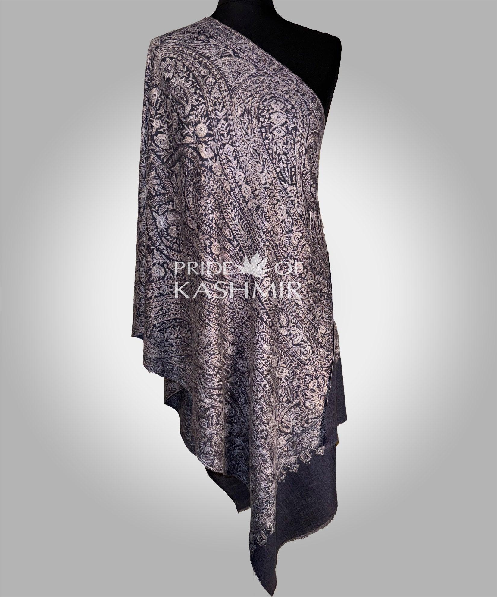 Charcoal Paisley image 0